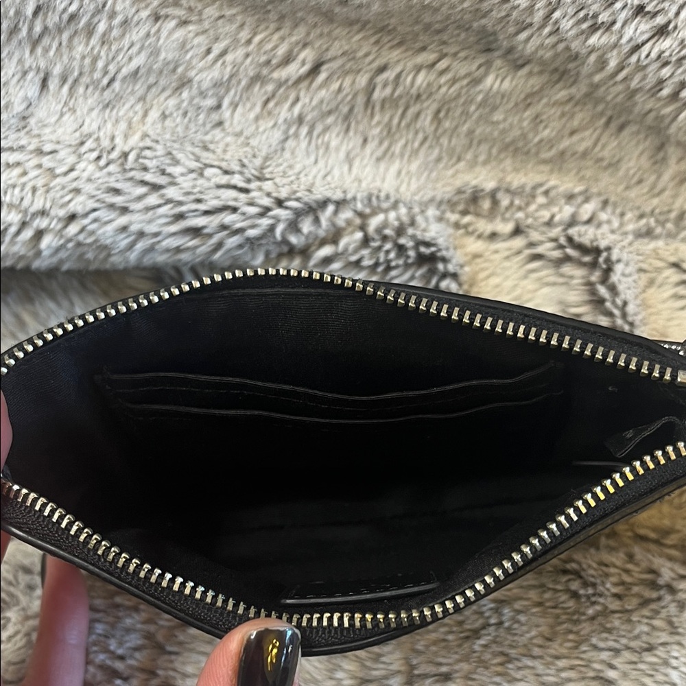 Coach Metallic Silver Wristlet - Picture 6 of 8